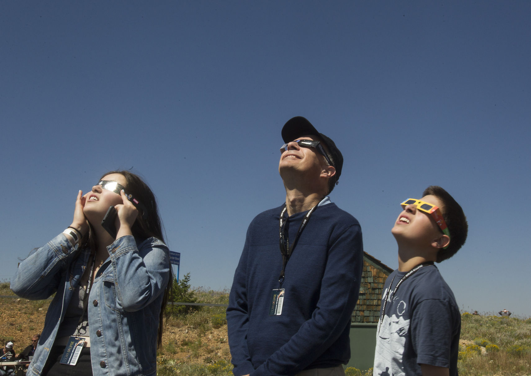 Solar eclipse draws spectators to Baldy